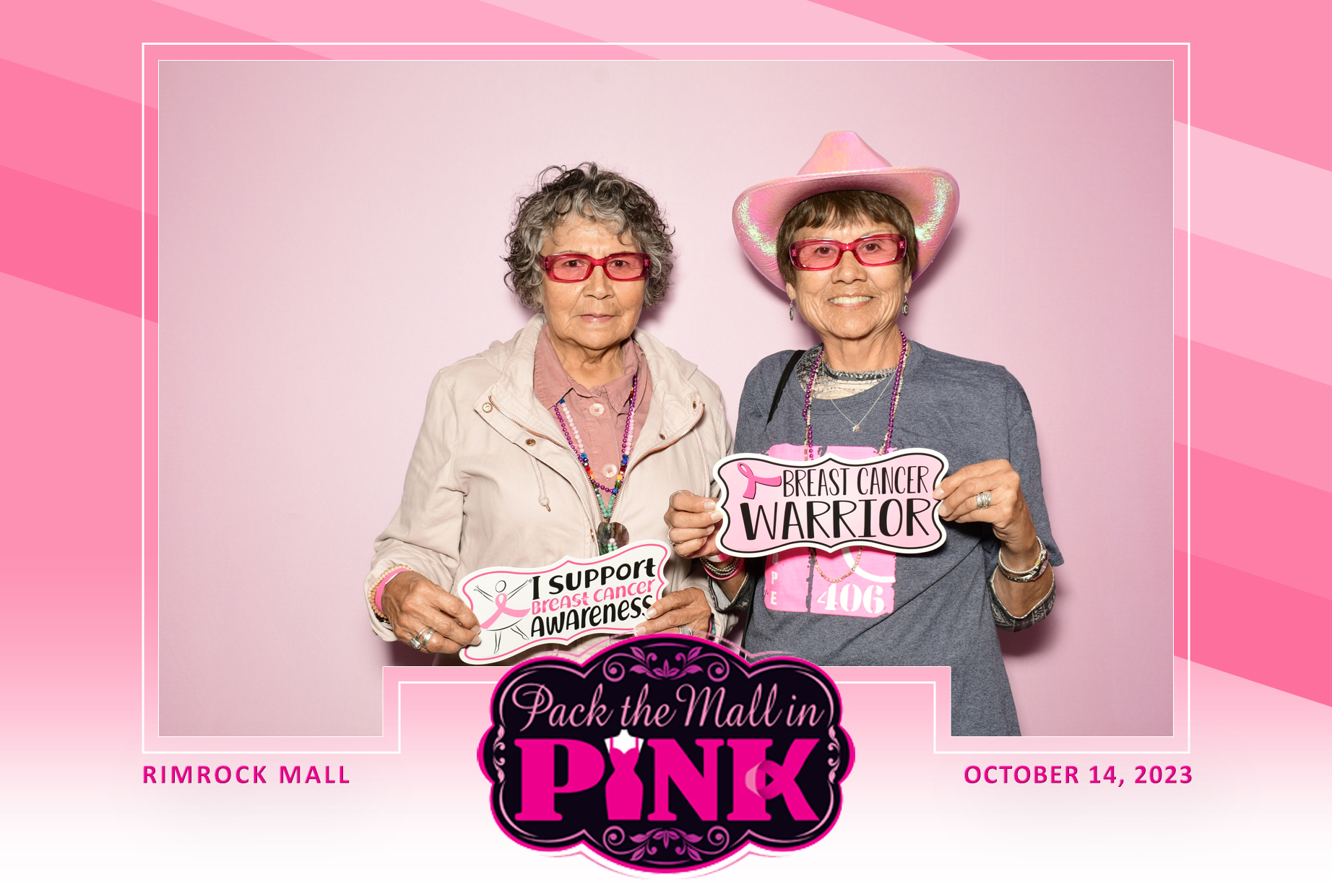 Sample photo from Pack the Mall in Pink fundraiser