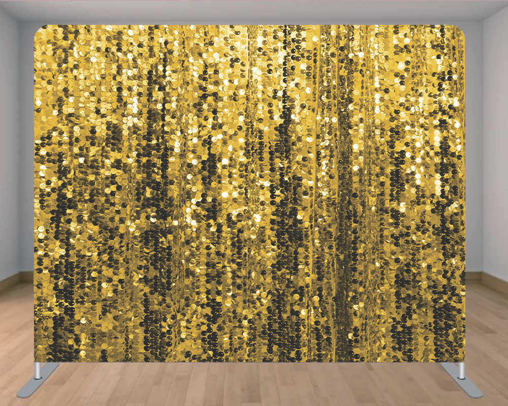 Gold lights backdrop